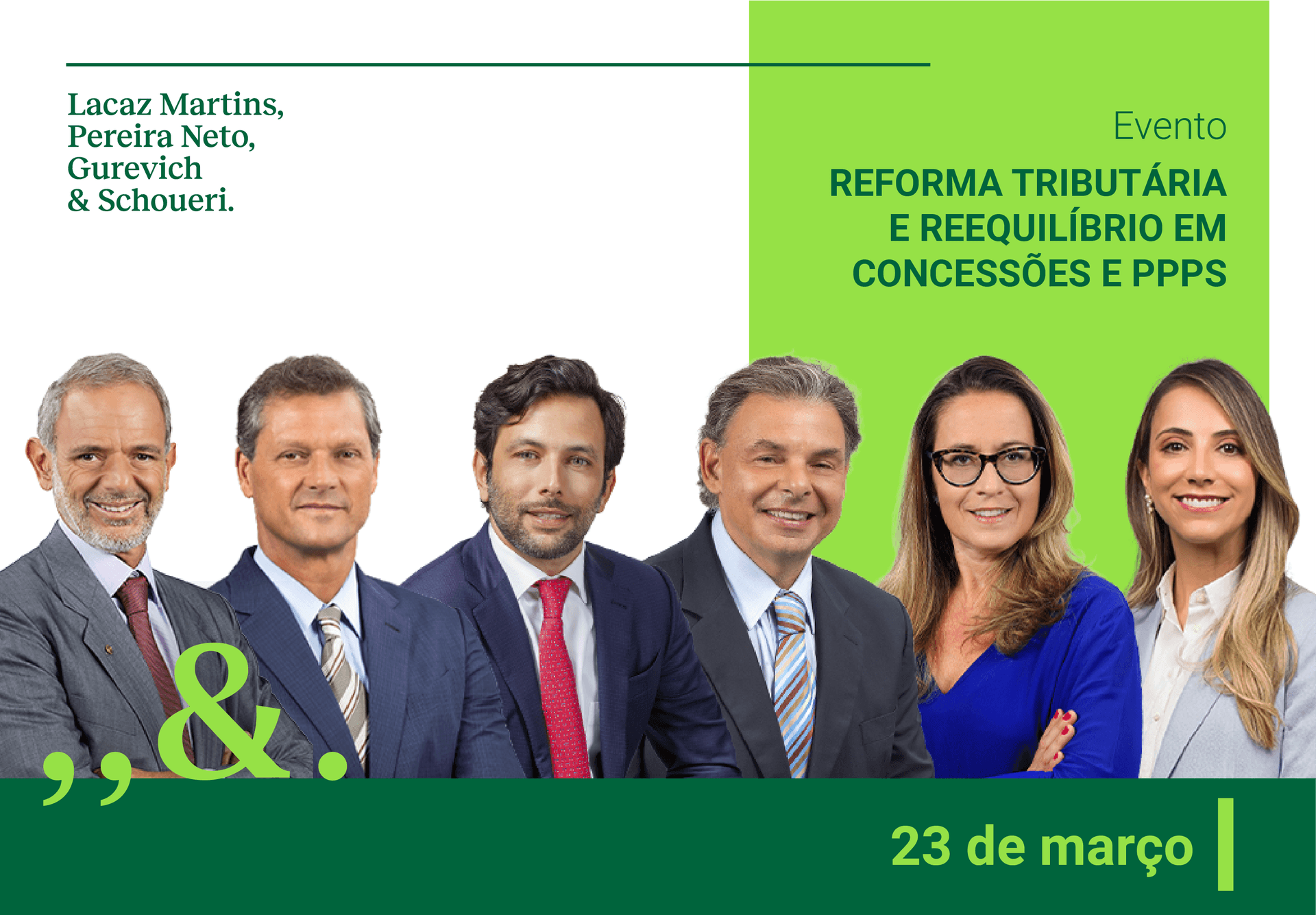 EVENTO - REFORMA TRIBUTÁRIA E REEQUILIBRIO EM CONCESSÕES E PPPs